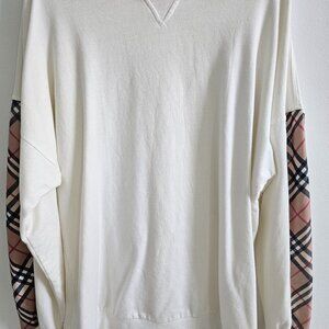 Burberry Nova Check Pattern Crew Neck Sweatshirt Size: M (Original $698)